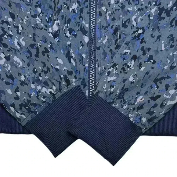 {Athleta} "Brooklyn Bomber Jacket II in Captivate Chrome"  Full Zipper Coat - Picture 3 of 6